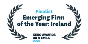 Award - Xero 2022 - Emerging Firm OTY Ireland