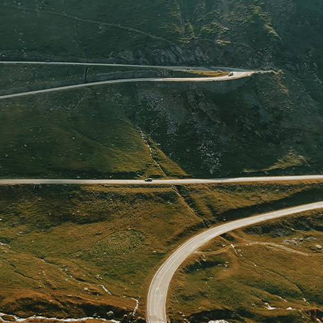 Romania mountain road 466x466